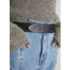 24 FW 메종마르지엘라 남성 Four Stitches Leather Belt mla0355001blk 87251311