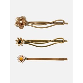 Antique Flower Pearl Bobby Hair Pin H01349