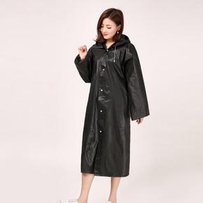 내구성굿 EVA 우비 모자 일체형 비옷 우의 (블랙) (S14457963)