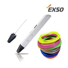 EXSO 엑소 LEDGO-3D펜+노즐+PLA필라멘트15색 set