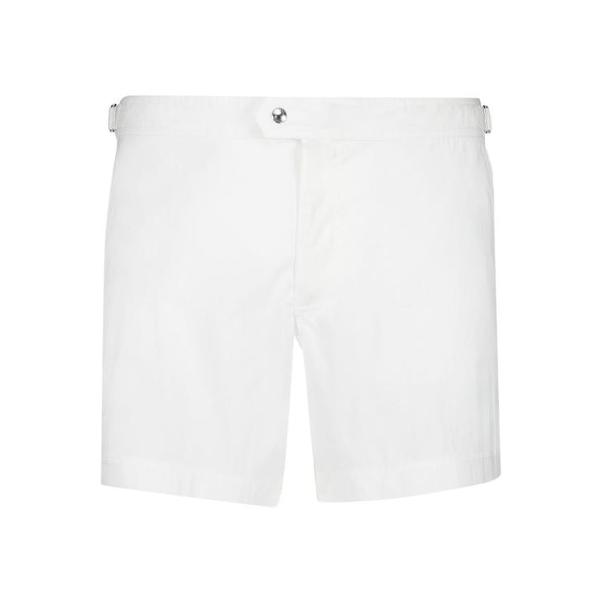 확대된 대표 톰포드 스윔팬츠 BSS001FMN067 WAR White