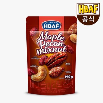 HBAF [본사직영] 메이플 피칸 믹스넛 190g