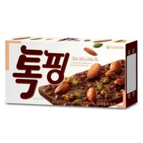 오리온 톡핑 아몬드 그래놀라 50g x 8개