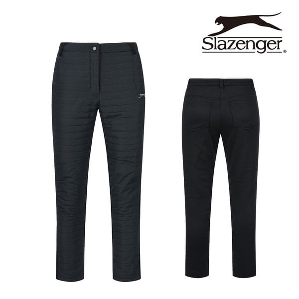 여성 아웃포켓 패딩 팬츠_차콜