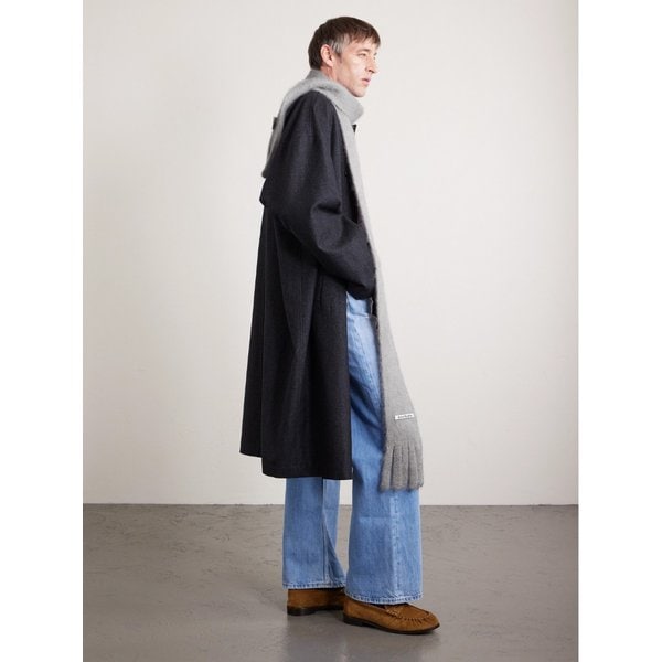 키나 스키니 프린지 모헤어 울 블렌드 스카프 46376663162902320