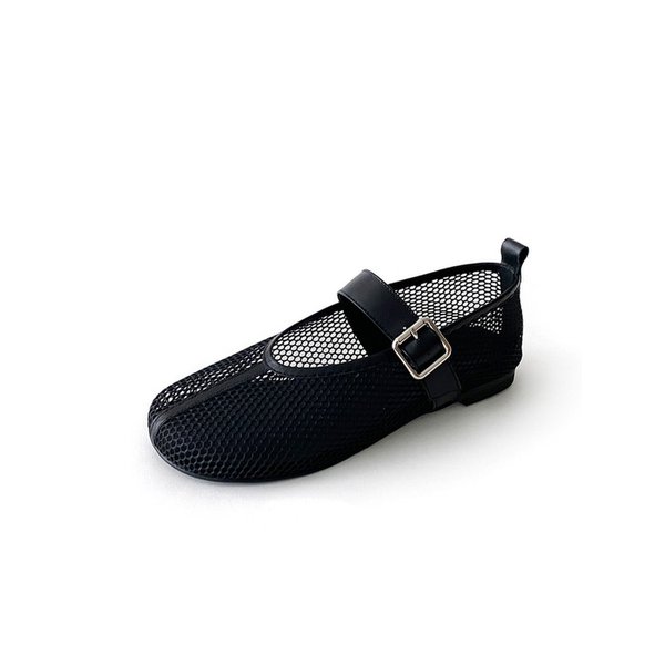 Mesh Mary Jane Sandals flat_2color ODRD24048