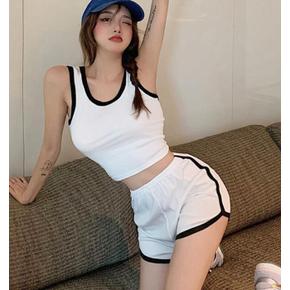 더봉돌핀 민소매 핫팬츠 세트
