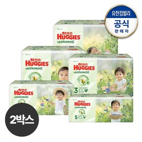 [2박스]2025 네이처메이드 밴드형 기저귀 1~6단계 교차선택