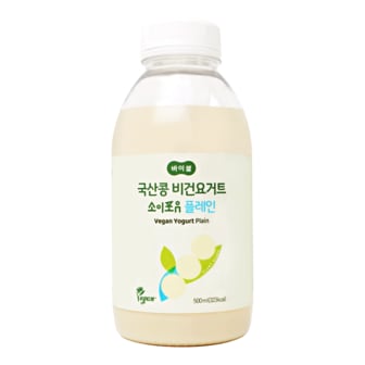 소이포유 국산콩 비건요구르트 소이포유 플레인 500ml