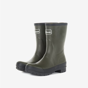바버 [25SS]여성 올리브 Banbury 미들 레인부츠 (URSO5E309L3)
