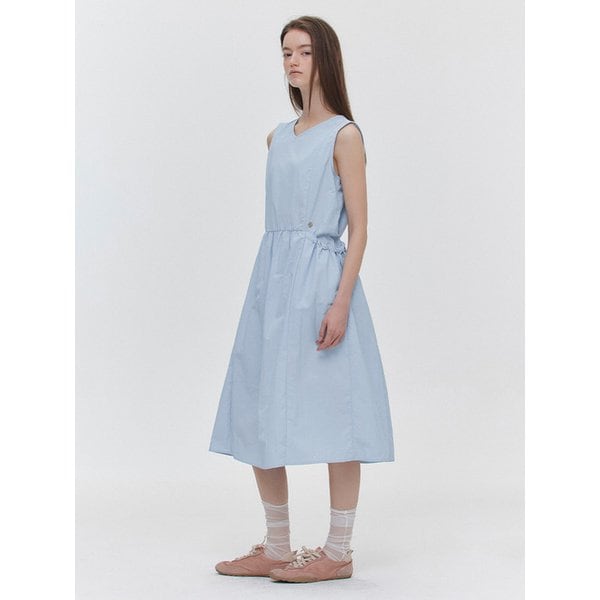 바스락 포켓 스트링 슬리브리스 원피스(MAGBOP02MSB)