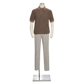 26년 S/S 봄,여름  반팔 데일리 카라니트[브라운]