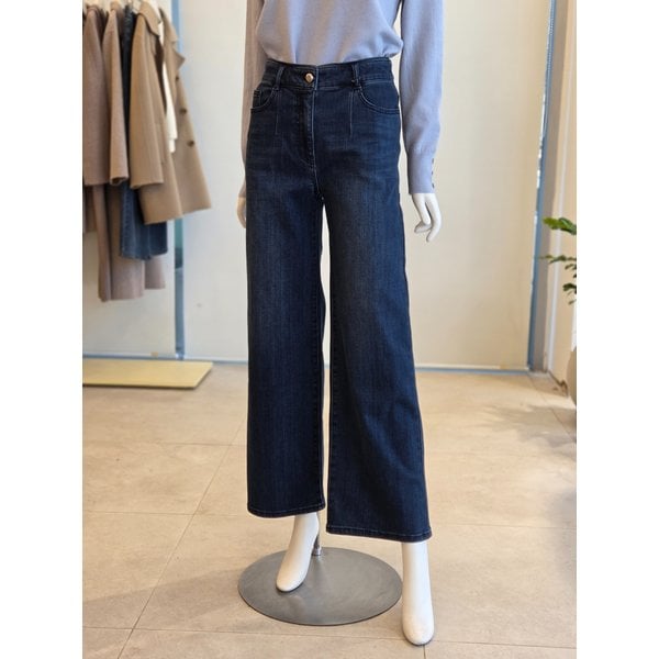 [여주점] [더 아이잗] 여성 기모 세미 와이드핏 데님팬츠 (IRCM8SL851)