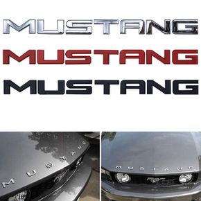 포드 MUSTANG 머스탱 레터링 엠블럼 스티커 D21