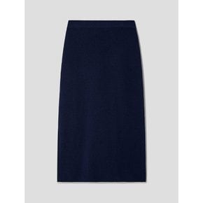 [정상가179,000원] Cotton Blend Summer Knit Skirt  Navy (WE355UC05R)