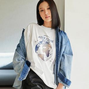 나인(Atelier Nain) 나인 STAY EARTH OVERFIT HALF SLEEVES TEE