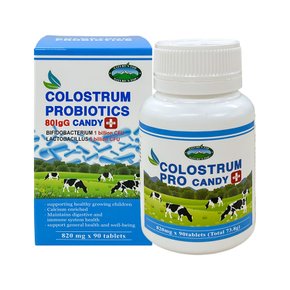 호주 네이쳐스탑 Colostrum 초유 프로바이오틱스 80lgG 90정