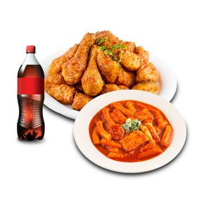 호식이두마리 간장치킨+마늘떡볶이+콜라500ml