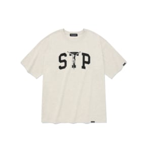 SP STP LOGO T SHIRTS-OATMEAL