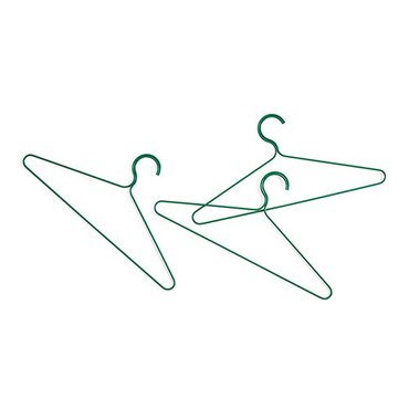 HAY 헤이 HAY Colour Hanger (Set of 3) 컬러 행거 세트 정글그린