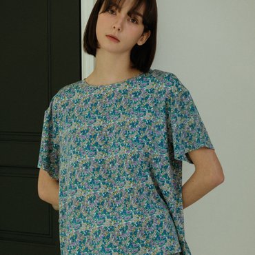 프렌치엘 델피늄 모달 티셔츠(FWET829T) Blue