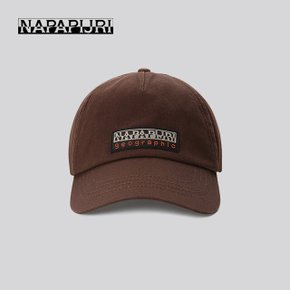 [공식] 나파피리 페이스 로고 볼캡 모자 Choco Brown