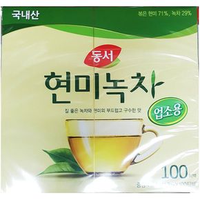 탕비실 녹차 현미 동서 130g 100입 일회용 손님대접 대용량