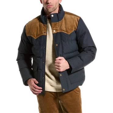 이스퀘어 4868407 Brooks Brothers Out Denim Puffer Down Jacket