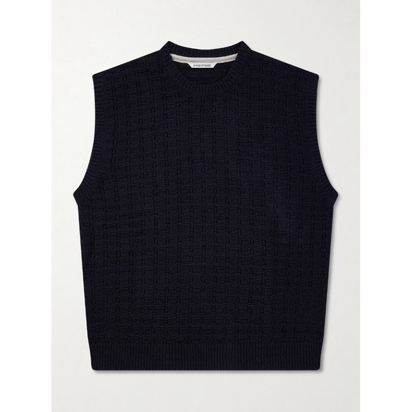 어 카인드 오브 가이즈 템베 케이블 니트 코튼 베스트 46376663162995916