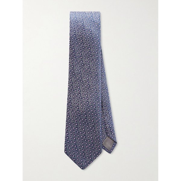샤르베 8.5cm 자수 실크 자카드 넥타이 46376663162965301