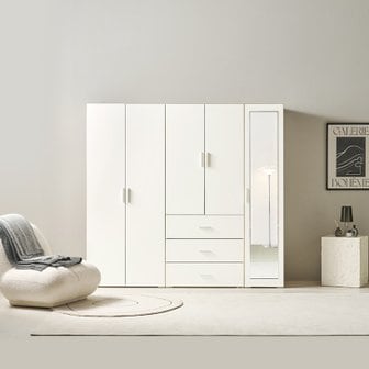  [S머니5%][by casamia][비밀혜택가]일상고백 클라로 옷장 200cm (이불장형서랍형거울장)