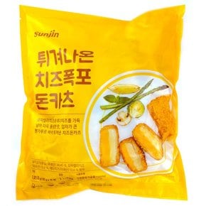 선진FS 튀겨 나온 치즈폭포 돈카츠 1050g(105g x 10개) 치즈 돈까스