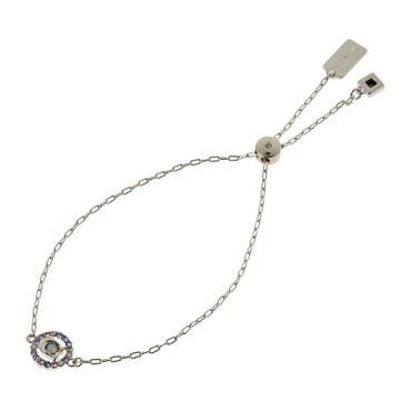 코치 시그니처 멀티 크리스탈 슬라이더 팔찌 C9352 SILVER BLUE