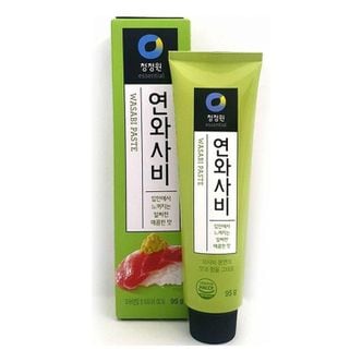 제이큐 231110 연와사비 조미료 겨자 향신 소스 생선회 초밥 해물탕 95g