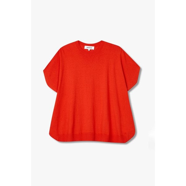 커브드 실루엣 니트 풀오버 (레드) EN15110020000