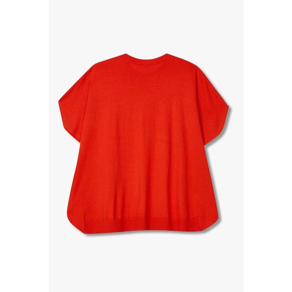 커브드 실루엣 니트 풀오버 (레드) EN15110020000