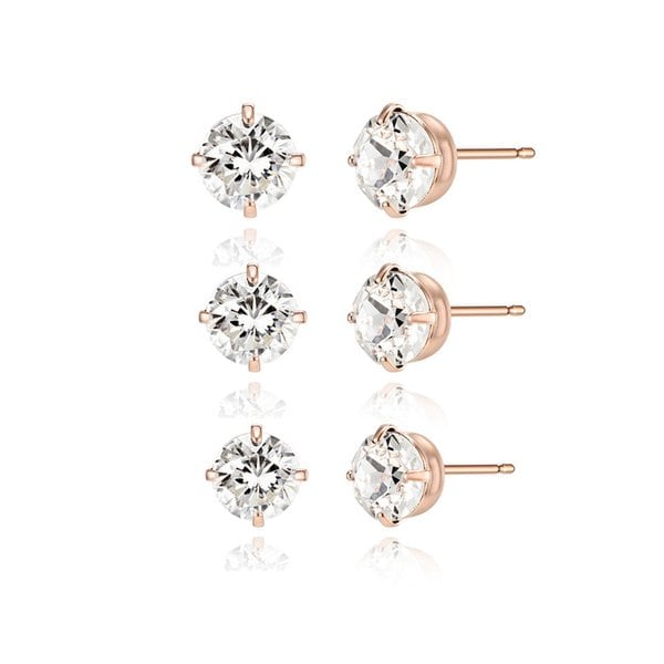 14K GF 큐빅 4발 귀걸이 C24EGF174