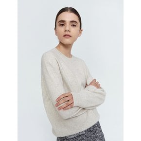 Basic Round Knitwear (Oatmeal)