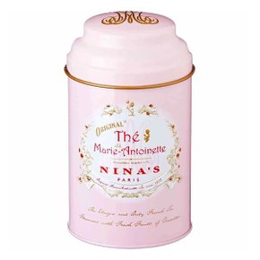 [해외][NINAS] 니나스 마리 앙투아네트(Marie Antoinette) 핑크틴 잎차 100g Tin