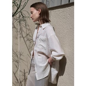 (BL-4239)ESSENTIAL LINEN LOOSE FIT SHIRT