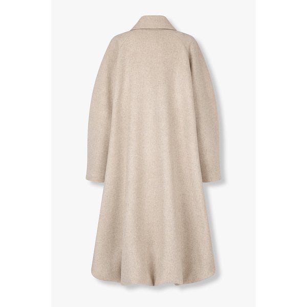 밑단볼륨 싱글 울 코트 9105411223017