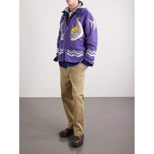 인타르시아 울 집업 가디건 46376663162925227