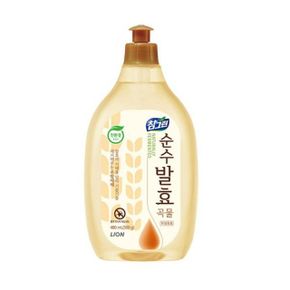 라이온 참그린 주방세제 발효 곡물 용기 500g X ( 4매입 )