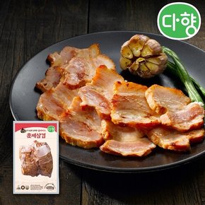 훈제삼겹 슬라이스 400g 3팩 + 바베큐 통삼겹 450g 1팩 총 4팩