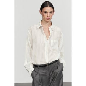 스트라이프 포켓 디테일 플루이드 셔츠 05188588250