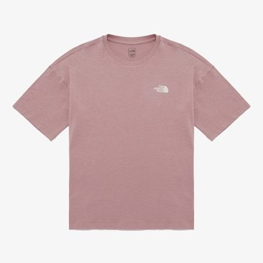 노스페이스 [노스페이스 공식] NT7UR41C 여성 벨리아 커버업 티셔츠_GRAYISH PINK