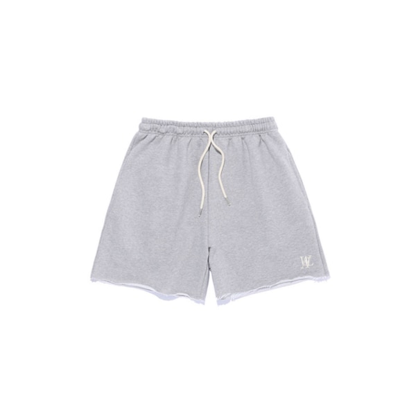 Overdyed set up short pants - GREY