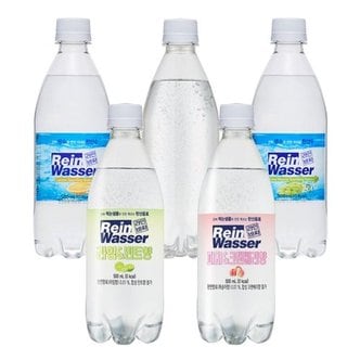  라인바싸 탄산수 500ml PET 5종선택 1박스 (총20입)