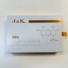 J&K 양태반 콜라겐 앰플 Sheep Placenta & Collalgen Liquid 10ml bottle 3개입 3박스