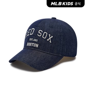 MLB키즈 [SSG단독](공식)24SS 바시티 아치로고 데님캡 7ACPV024N-43NYS